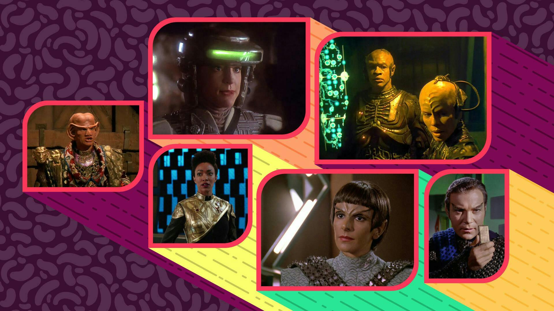 Collage of Star Trek's most daring disguises