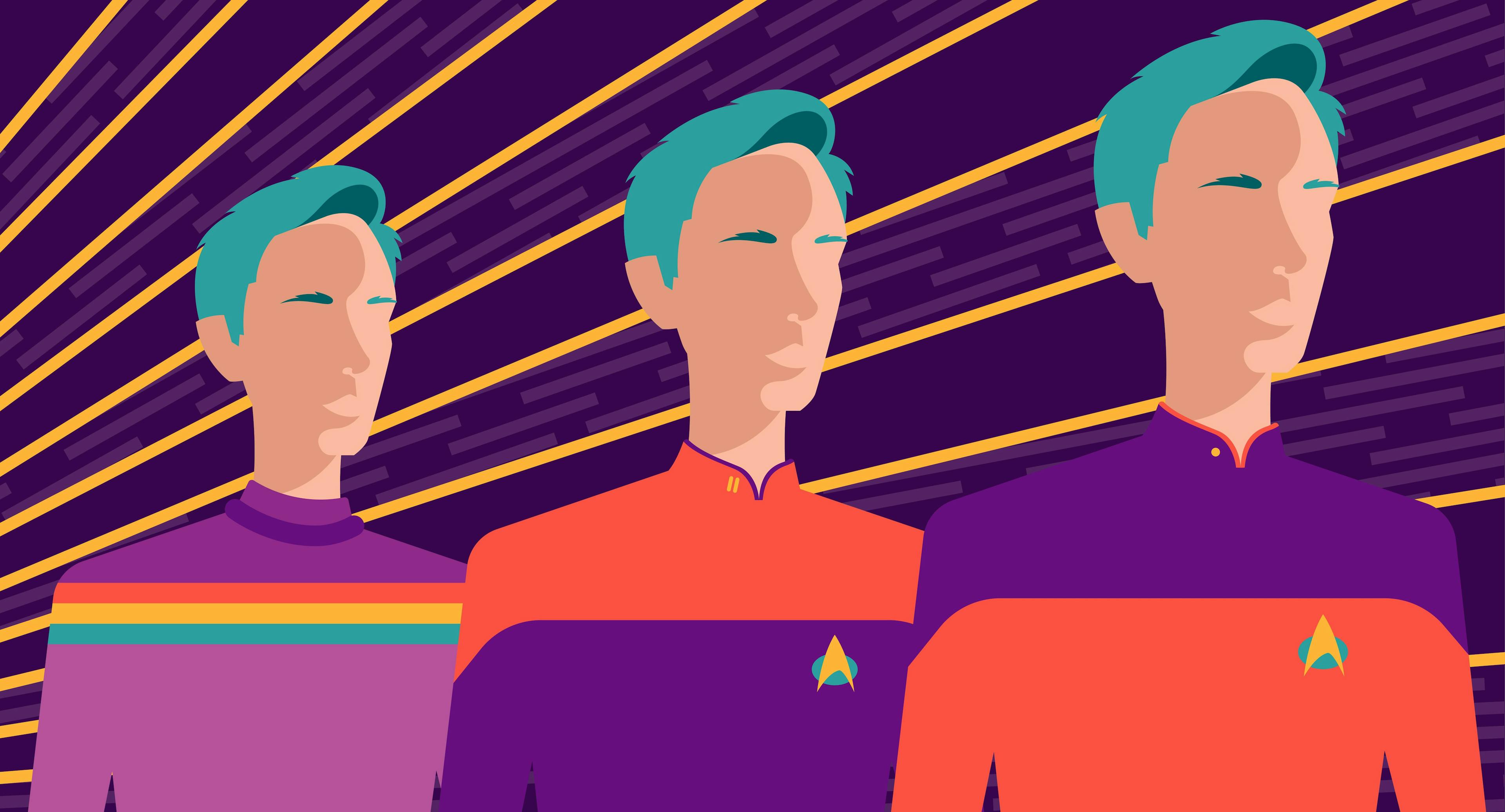 6 Best Wesley Crusher Moments illustrated header art